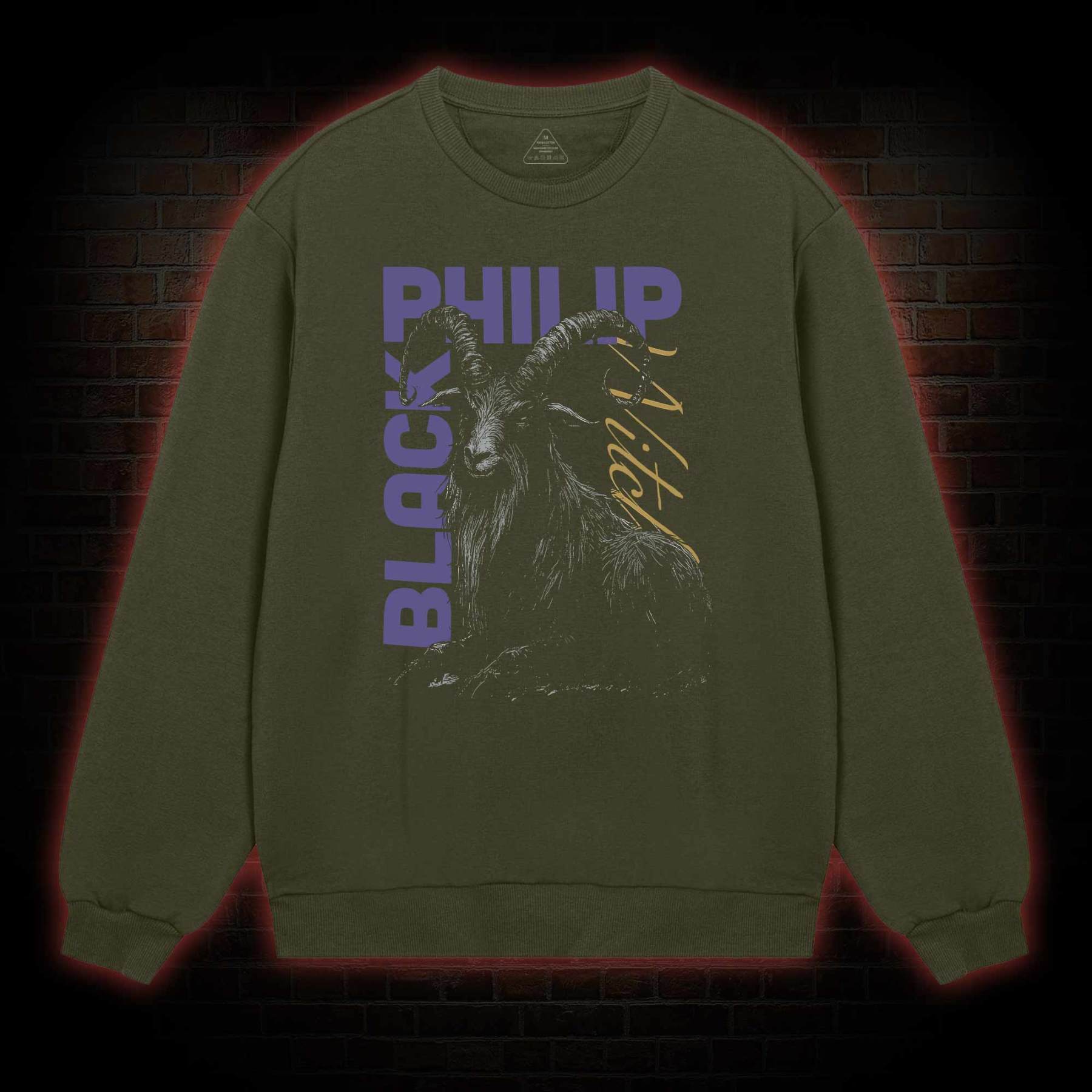 Black Philip Witch Goat Sweatshirt