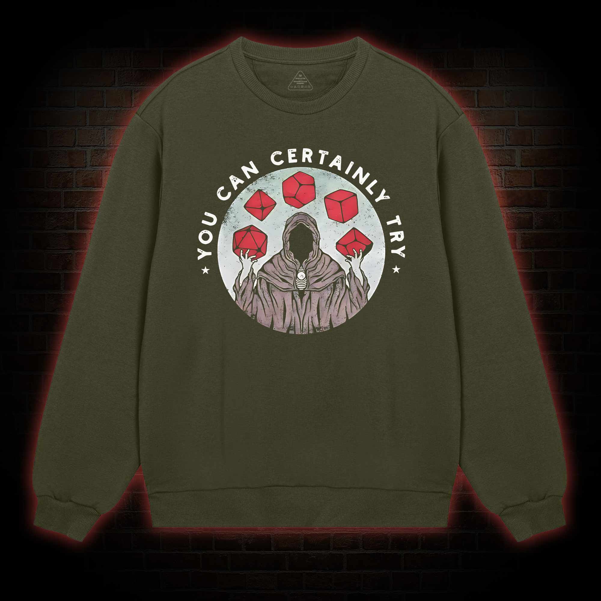 You Can Certainly Try Sweatshirt