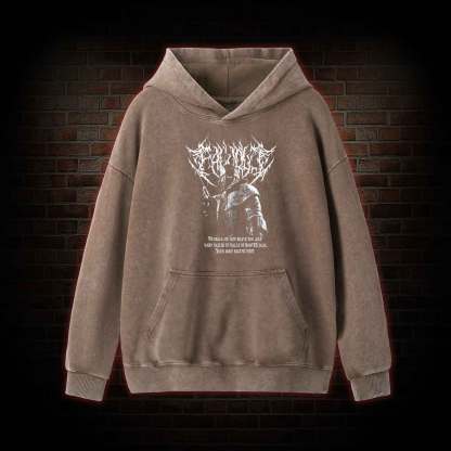 Your Body Facing West Washed Hoodie