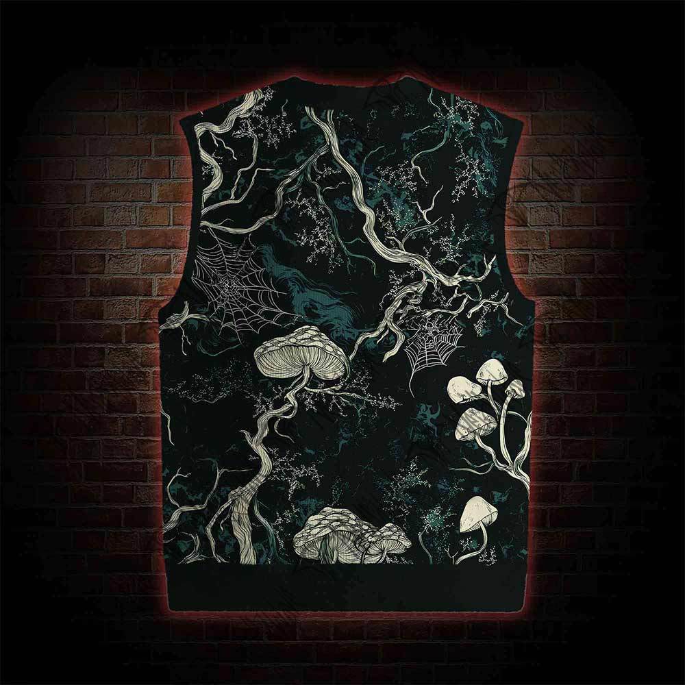 Mysterious Dark Forest Sweatershirt Vest