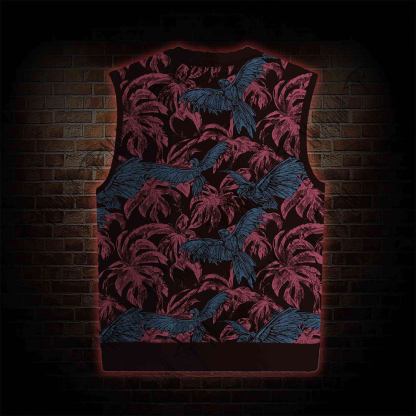 Crows Fly among the Palm Trees Sweatershirt Vest