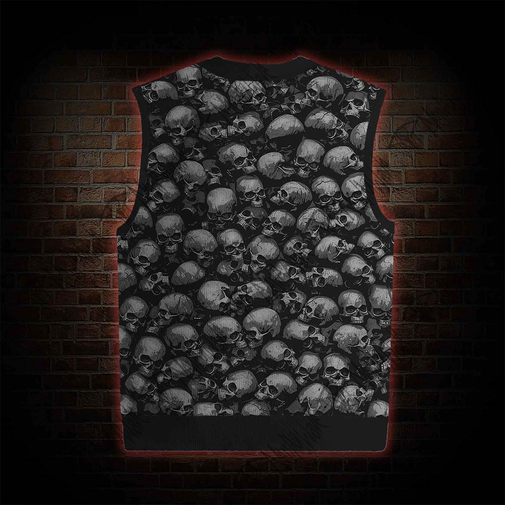 A wall of skeletons Sweatershirt Vest
