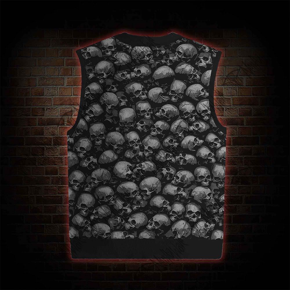 A wall of skeletons Sweatershirt Vest