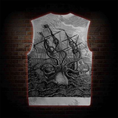 Giant Octopus Sweatershirt Vest