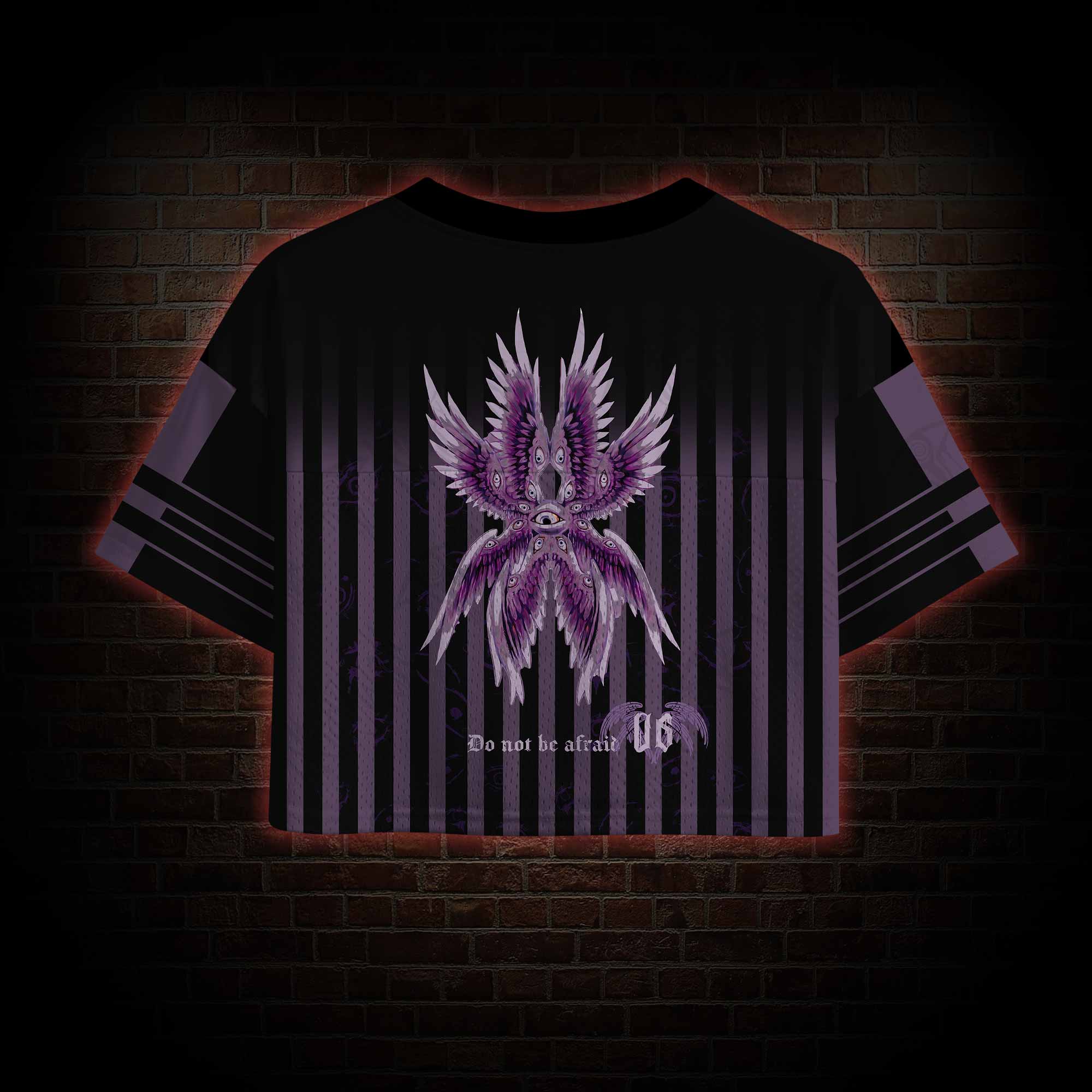 Do Not be Afraid Crop Sports Jersey