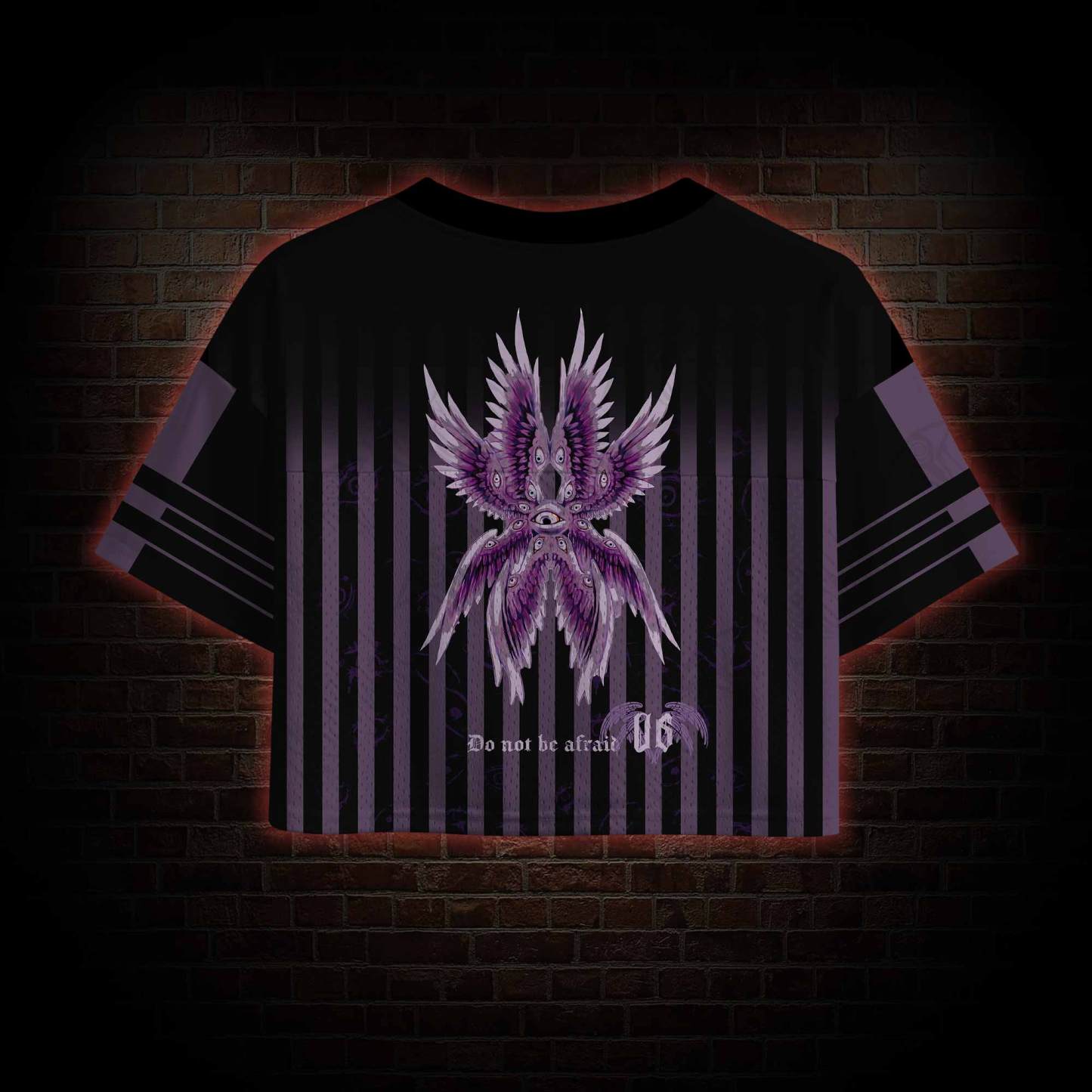 Do Not be Afraid Crop Sports Jersey