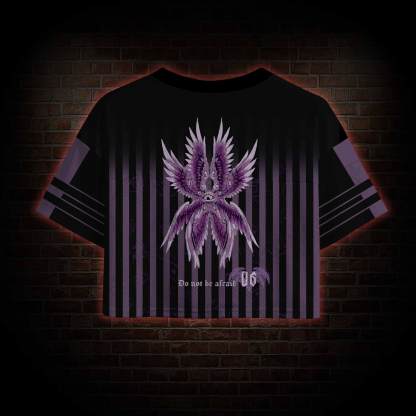 Do Not be Afraid Crop Sports Jersey