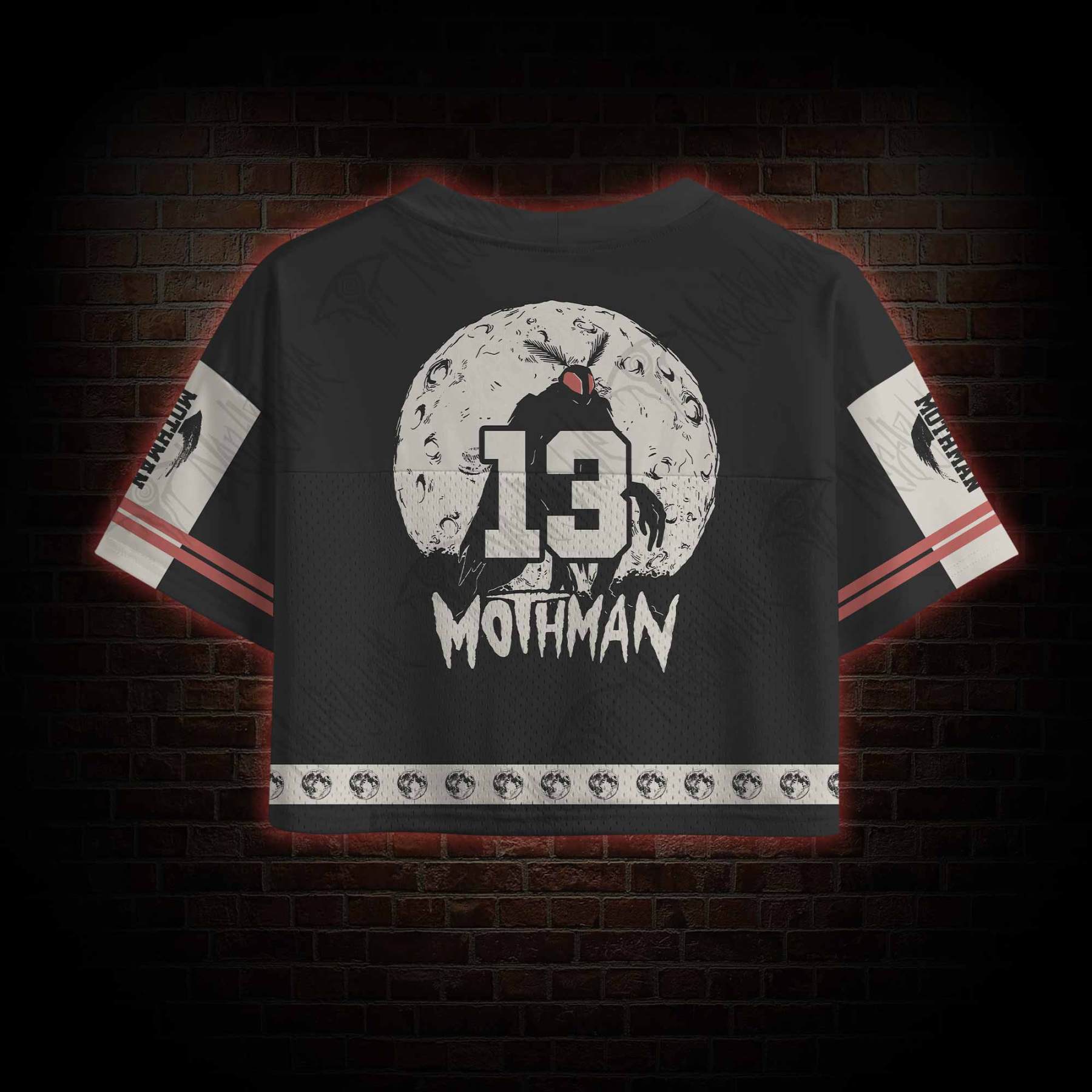 Mothman Legend Crop Sports Jersey