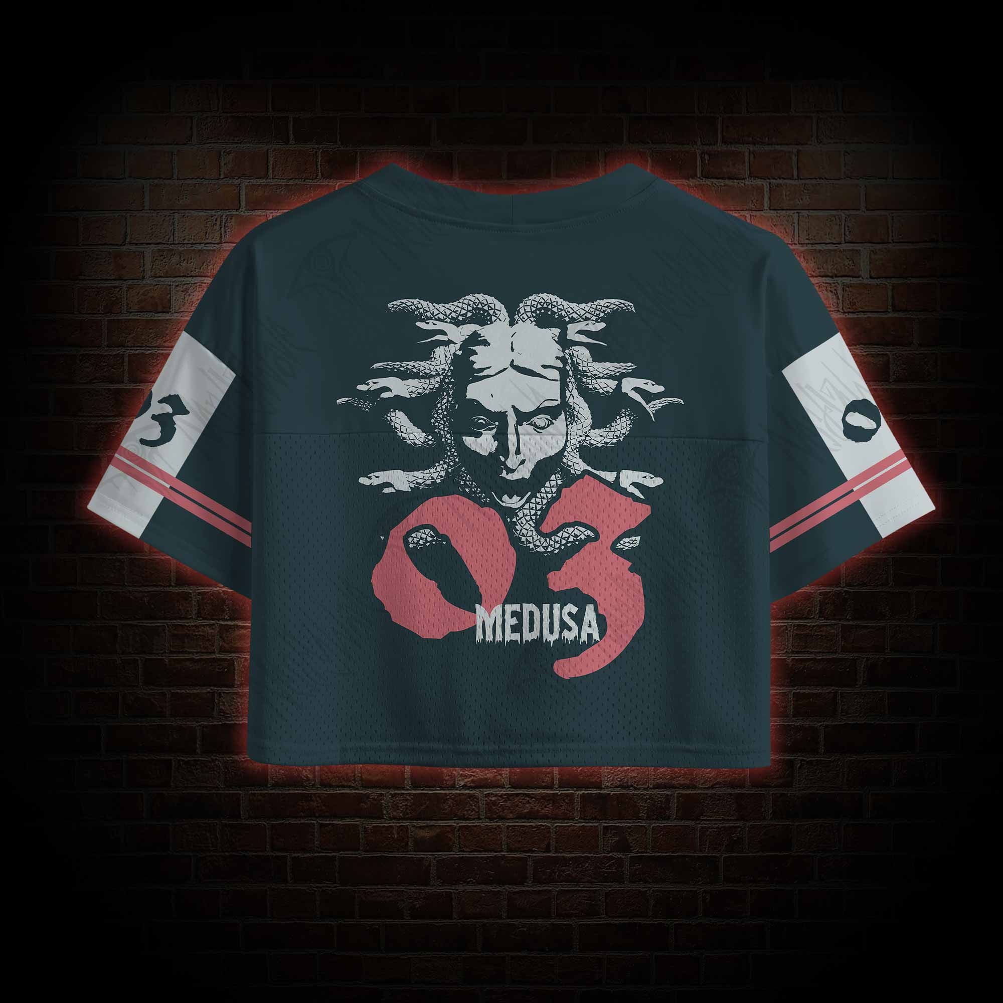 Medusa Crop Sports Jersey