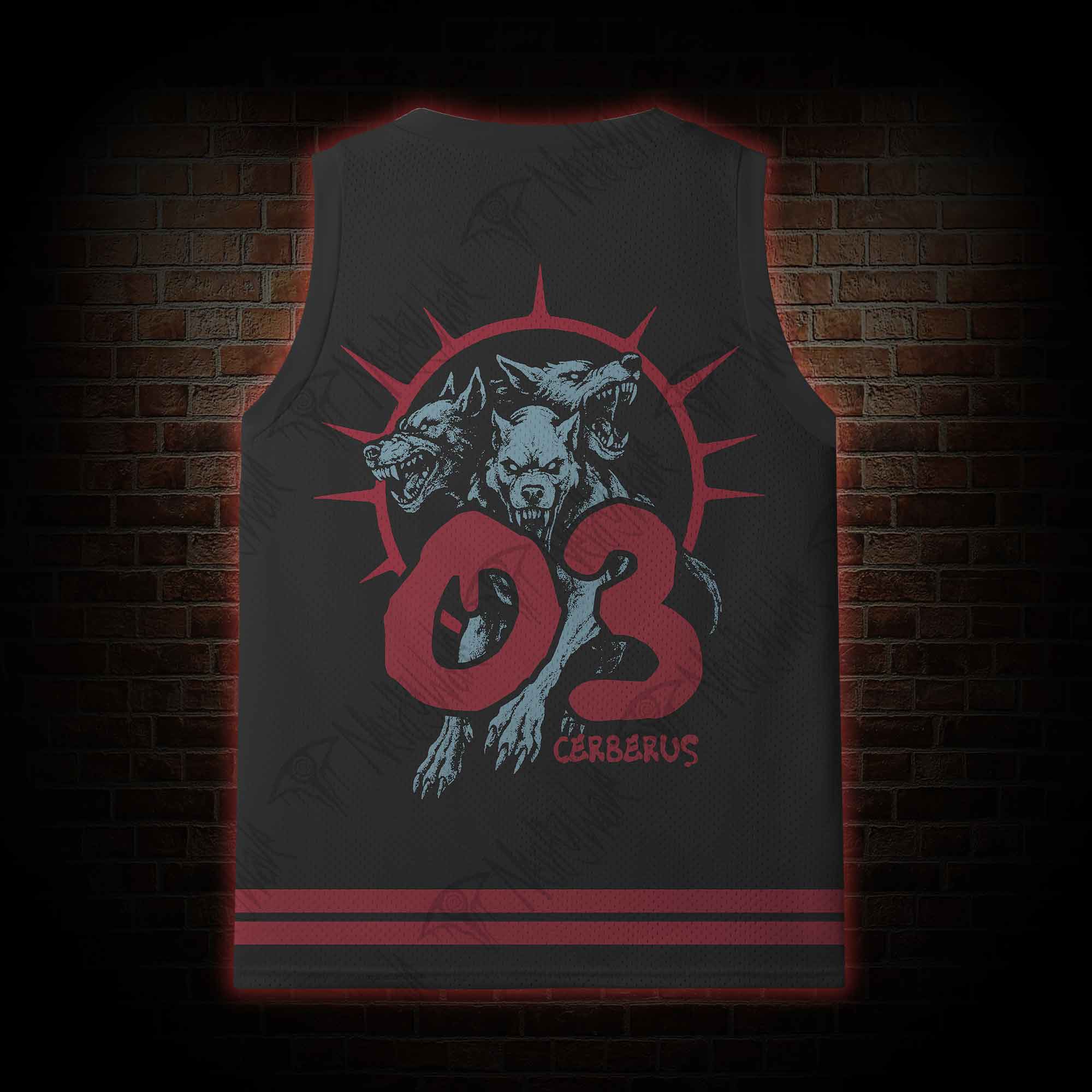 Hell Hound Cerberus Mesh Jersey Tank Top