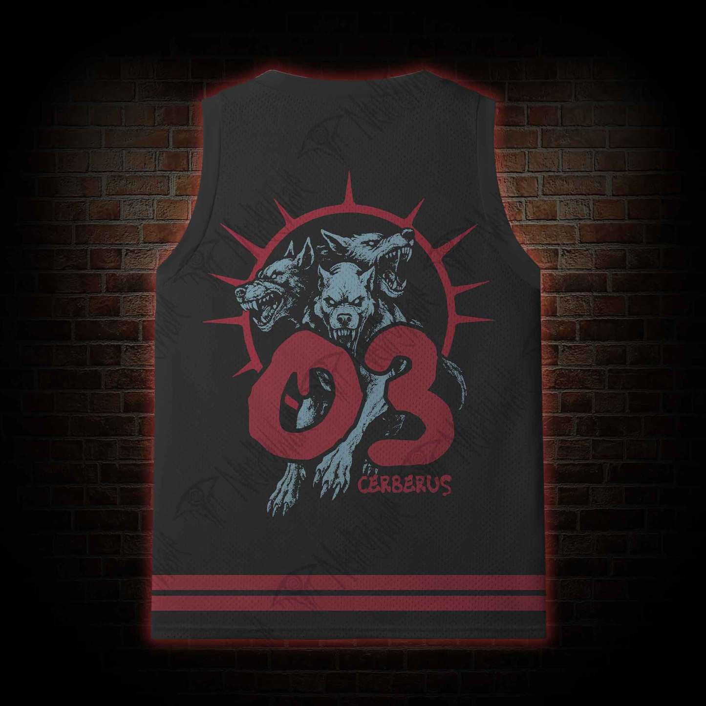 Hell Hound Cerberus Mesh Jersey Tank Top