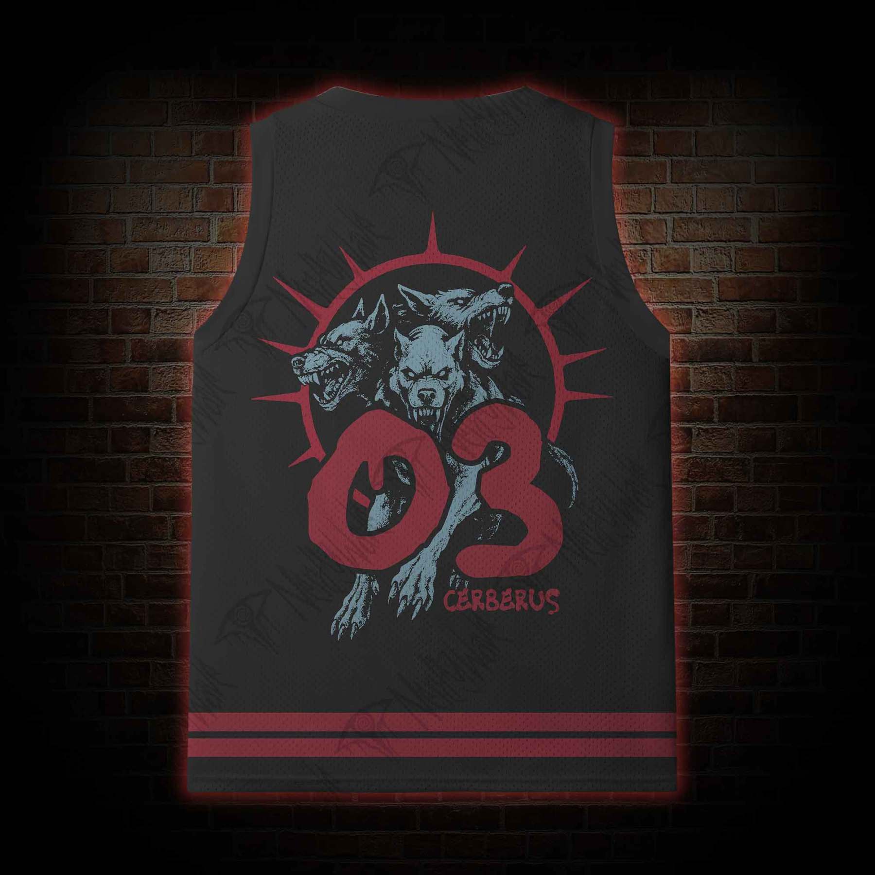 Hell Hound Cerberus Mesh Jersey Tank Top