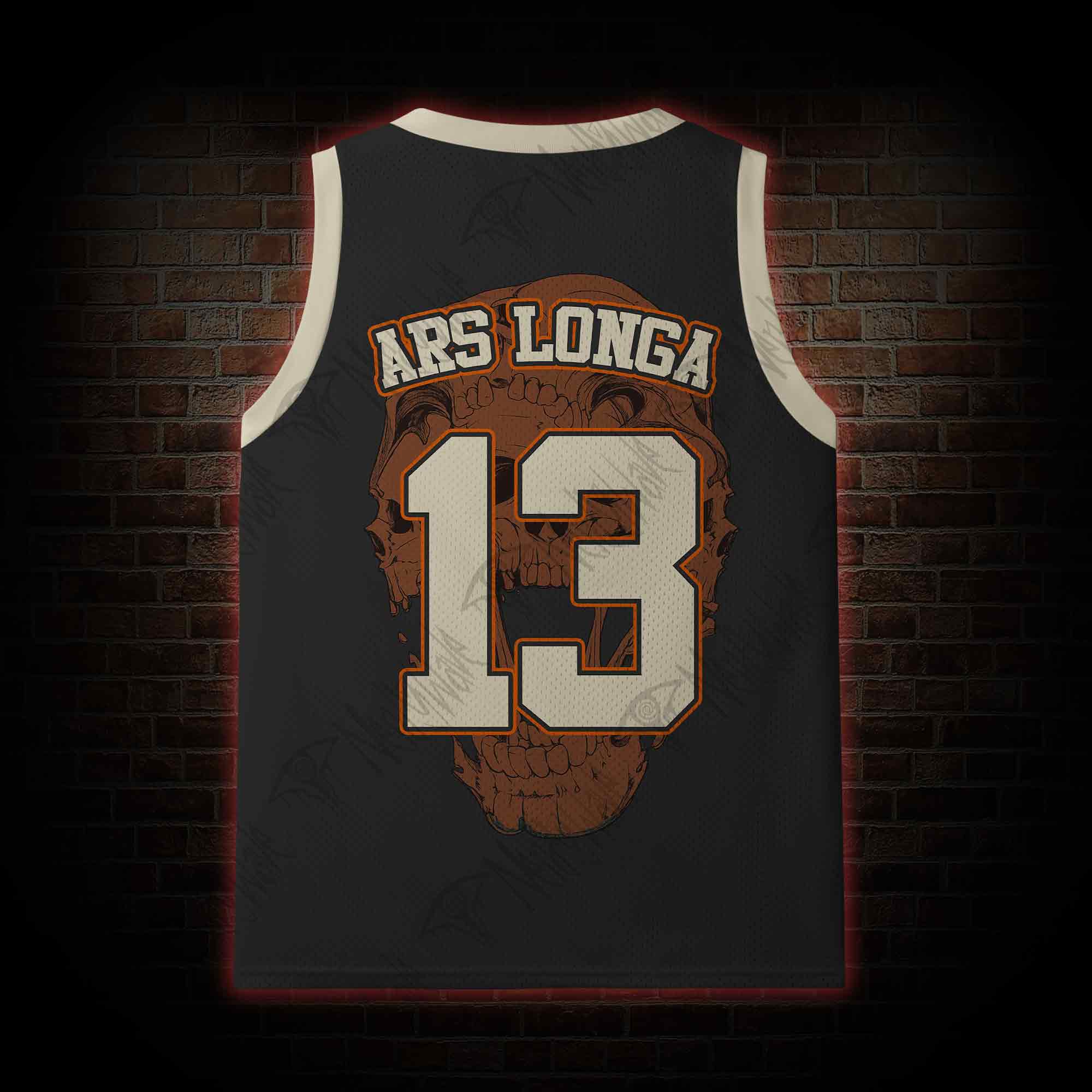 Memento Mori Horror Mesh Jersey Tank Top