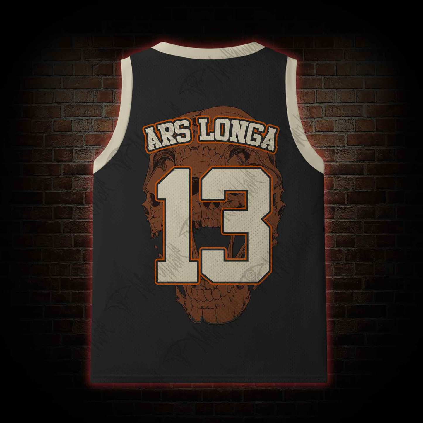 Memento Mori Horror Mesh Jersey Tank Top