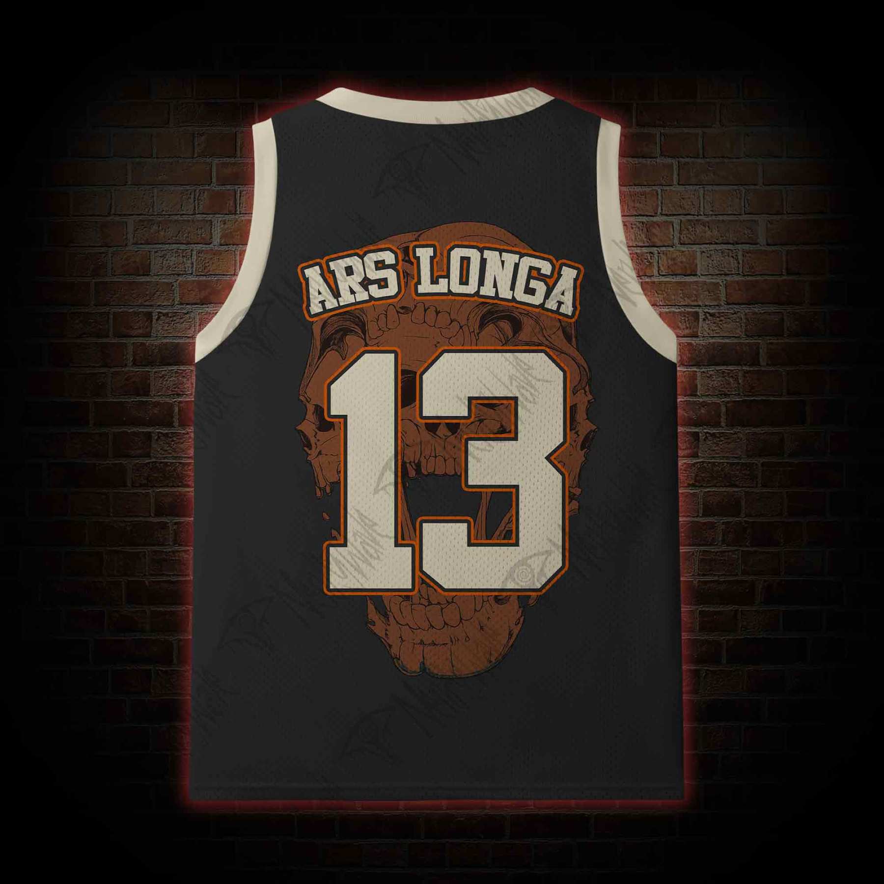 Memento Mori Horror Mesh Jersey Tank Top