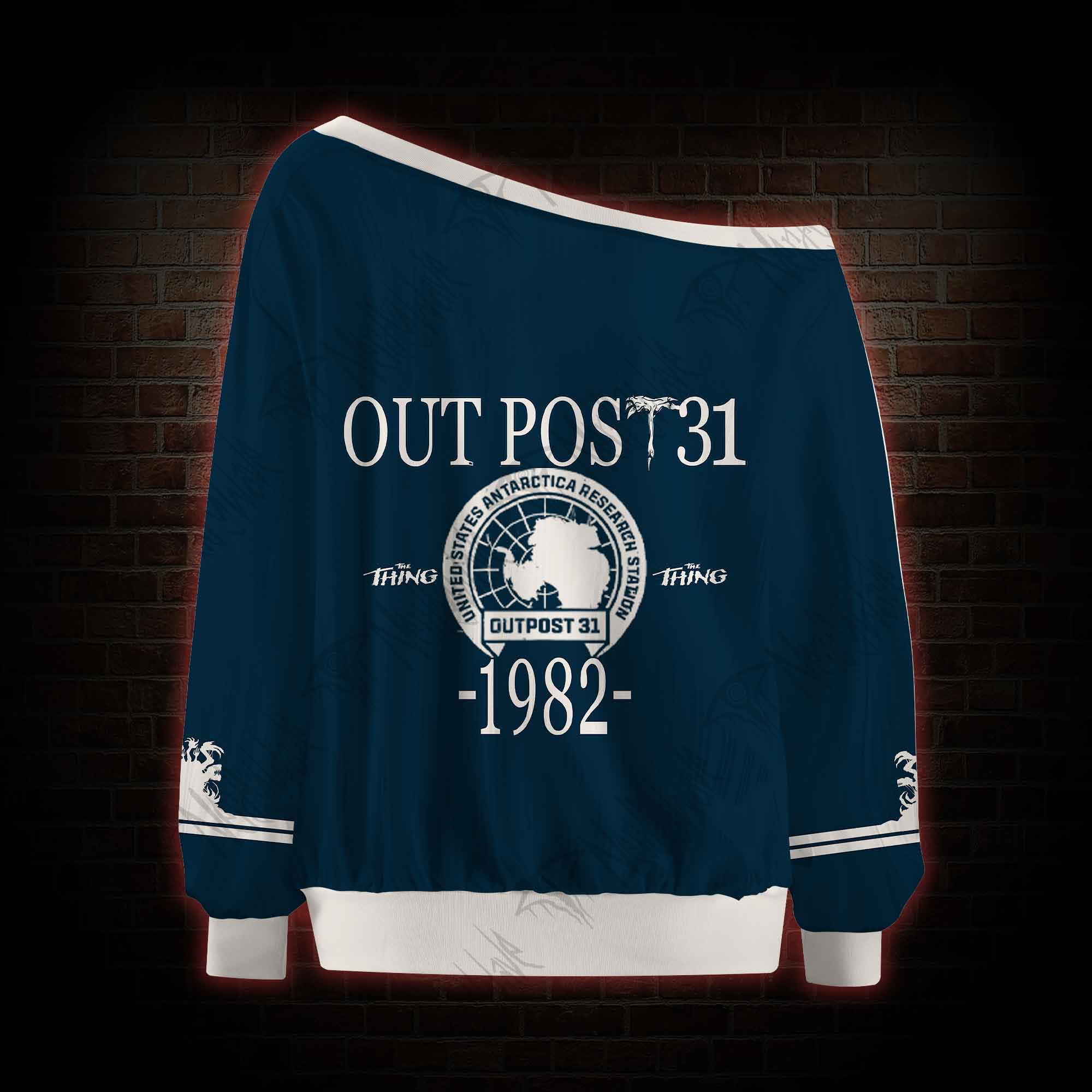 Retro The Thing Off Shoulder Jersey