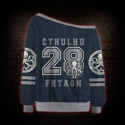 Cthulhu Fhtagn Off Shoulder Jersey