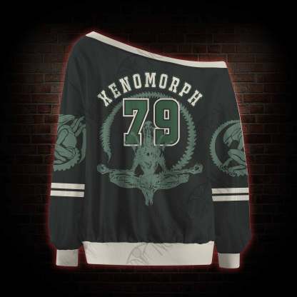 Alien Horror Off Shoulder Jersey