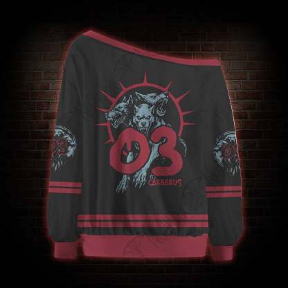 Hell Hound Cerberus Off Shoulder Jersey