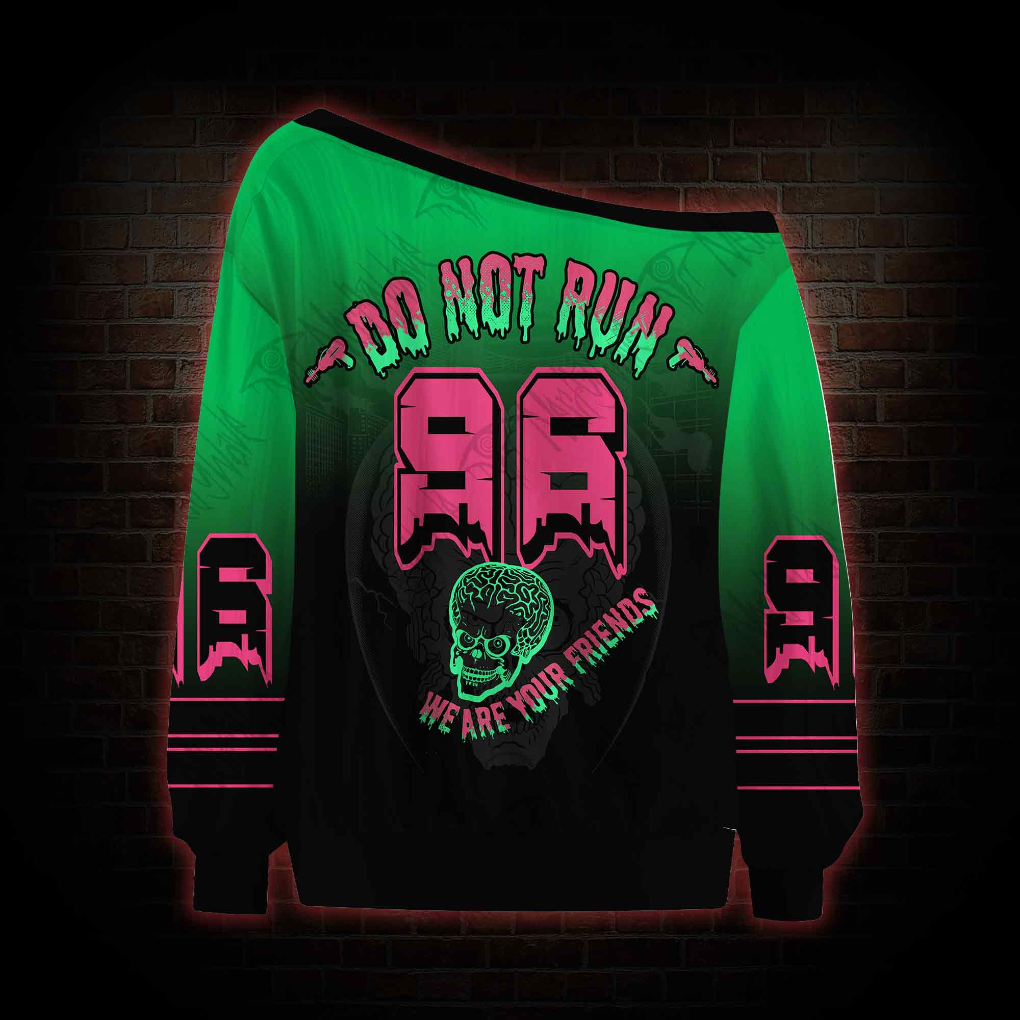 Destroy All Humans! Off Shoulder Jersey