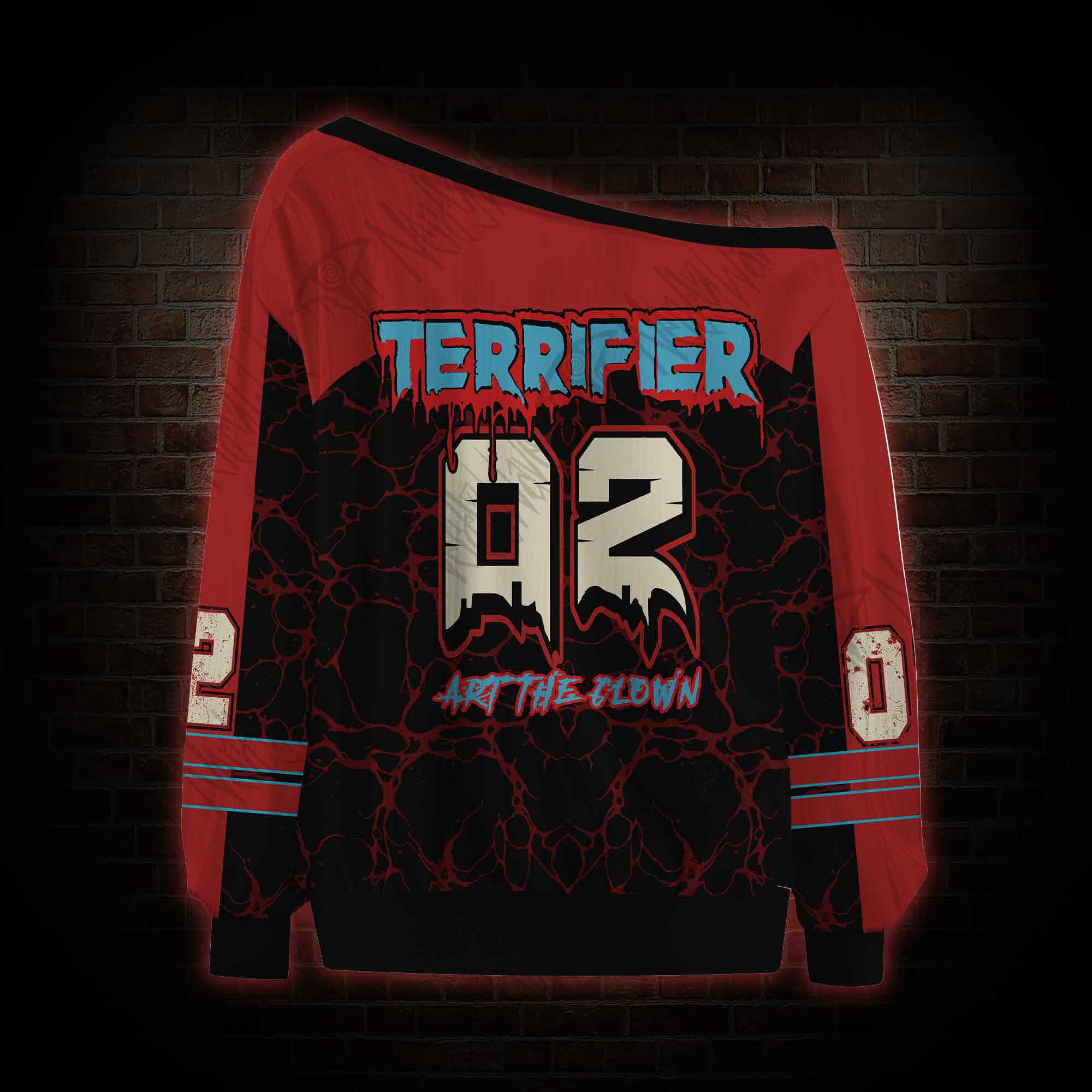 Cute But Psycho Off Shoulder Jersey