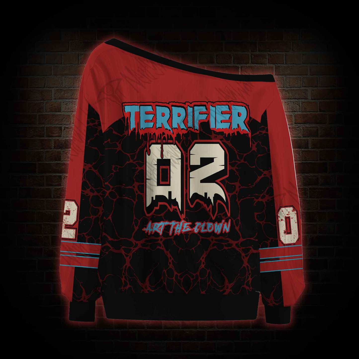 Cute But Psycho Off Shoulder Jersey