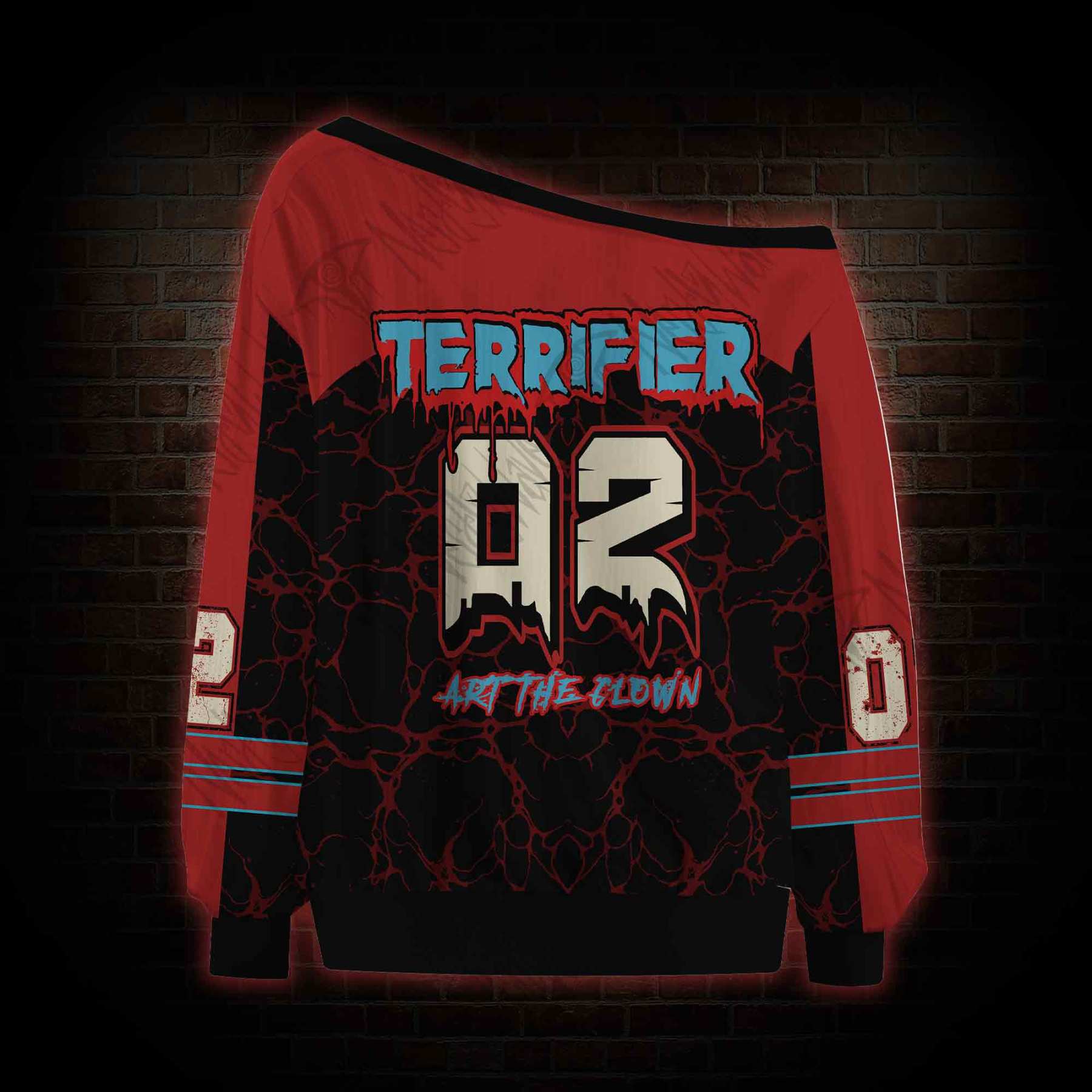 Cute But Psycho Off Shoulder Jersey