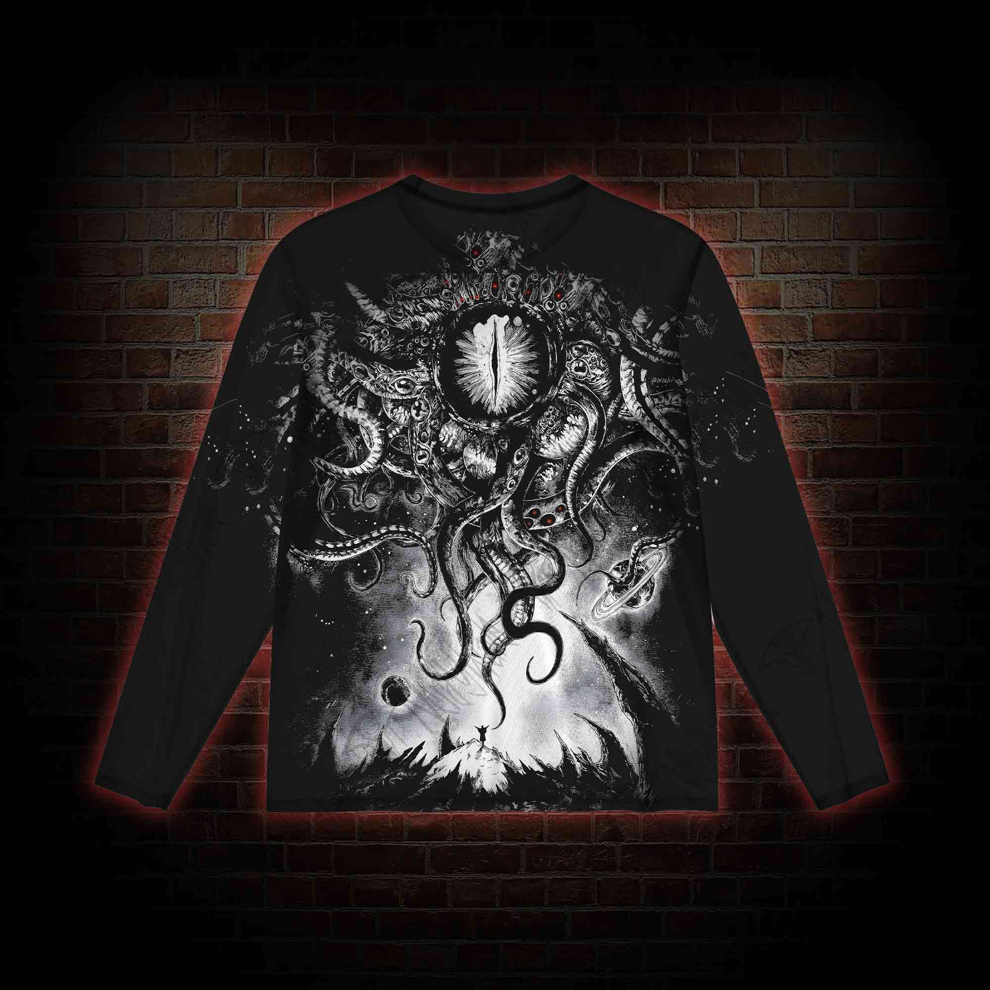 Yog-Sothoth Mesh Long Sleeve Top