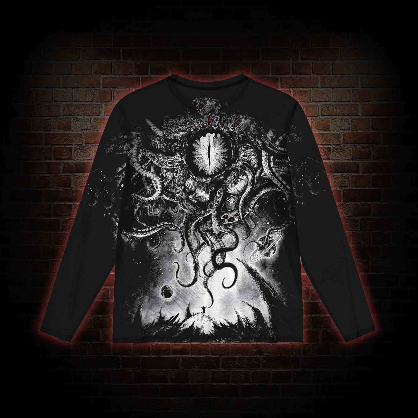 Yog-Sothoth Mesh Long Sleeve Top