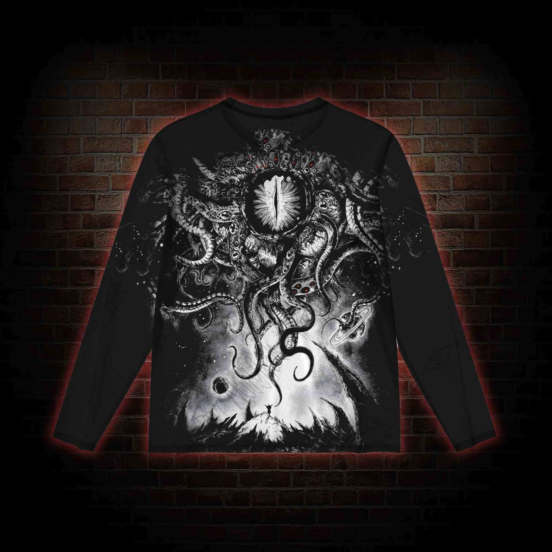 Yog-Sothoth Mesh Long Sleeve Top