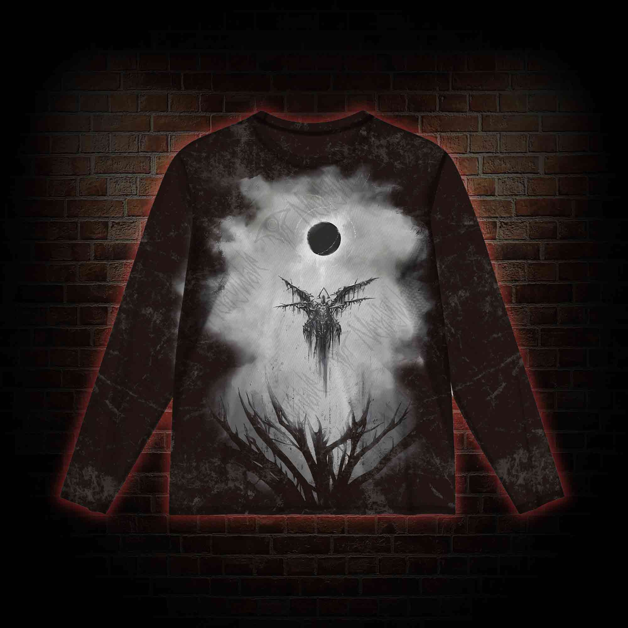 Angel of Death Mesh Long Sleeve Top