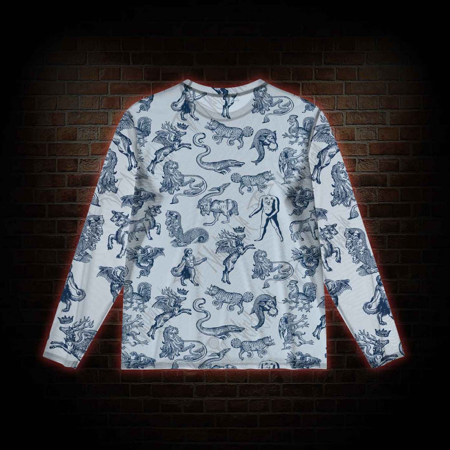 Medieval Monster Mesh Long Sleeve Top