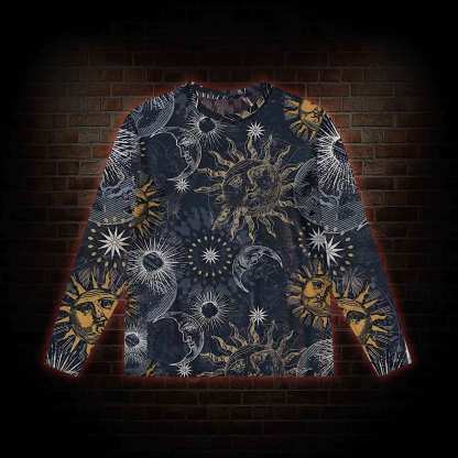 Astrology Mesh Long Sleeve Top