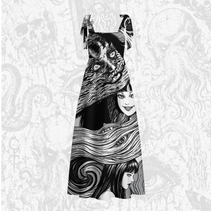 I was Just Born This Beautiful Tie Shoulder Maxi Dress