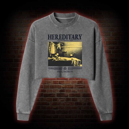 Every Family Tree Hides A Secret Washed Cropped Sweatshirts