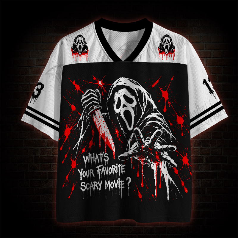 Favorite Scary Movie? Mesh Jersey