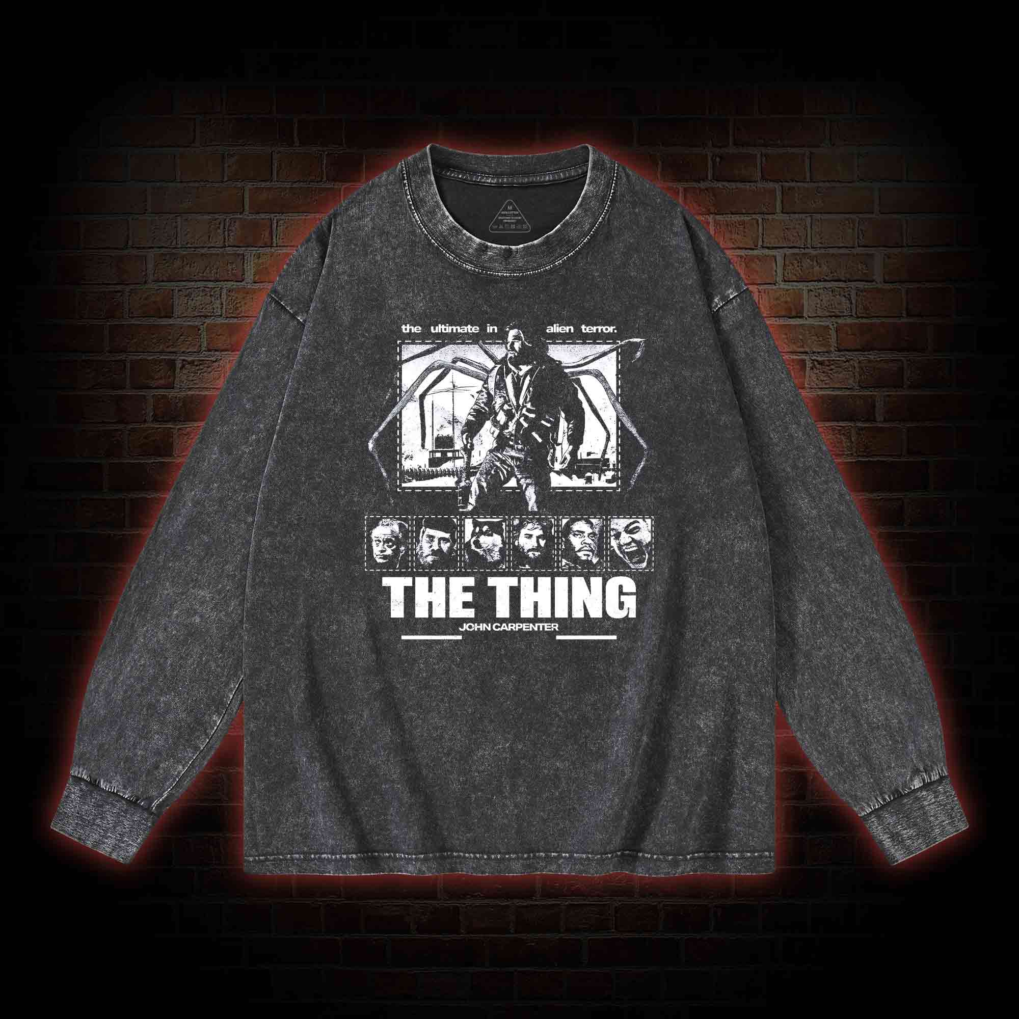 The Ultimate in Alien Terror Washed Long-Sleeve T-shirt