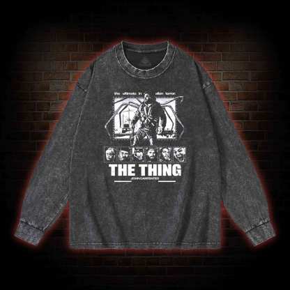 The Ultimate in Alien Terror Washed Long-Sleeve T-shirt