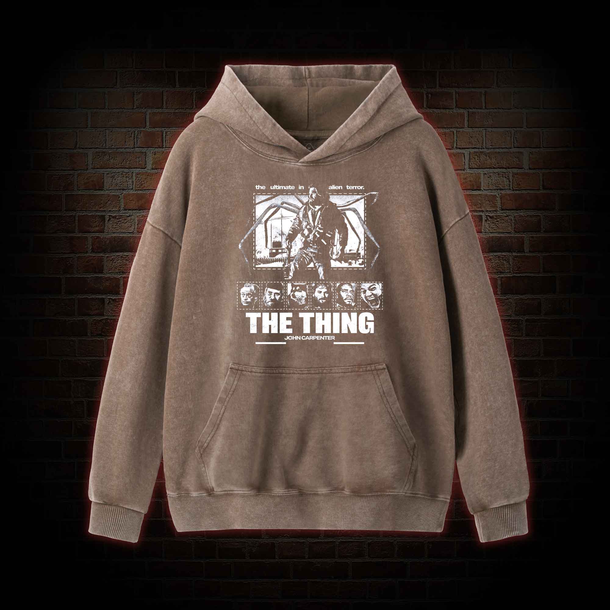 The Ultimate in Alien Terror Washed Hoodie