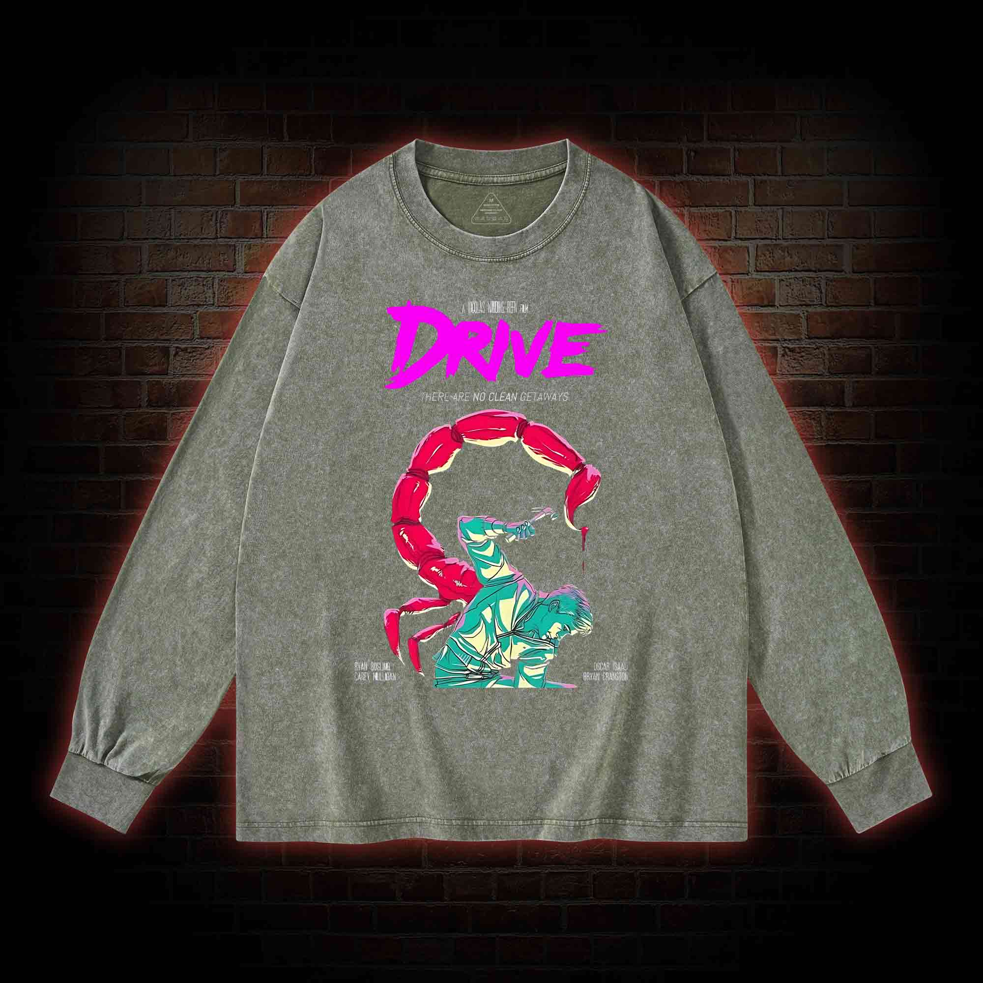 There are No Clean Getaways Washed Long-Sleeve T-shirt