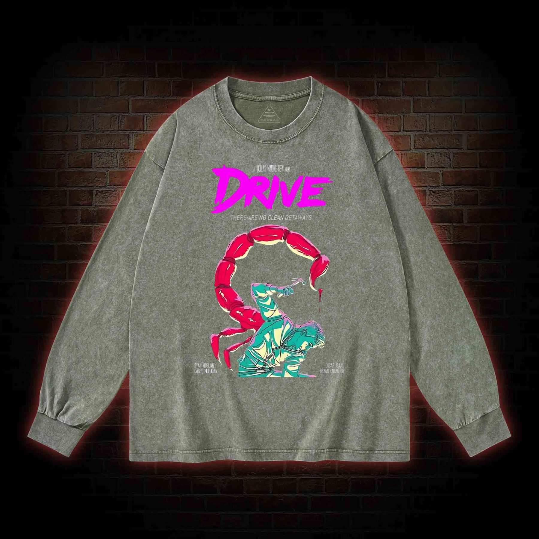 There are No Clean Getaways Washed Long-Sleeve T-shirt