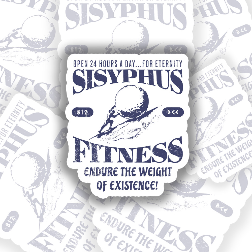 Sisyphus Fitness Sticker