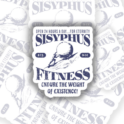 Sisyphus Fitness Sticker