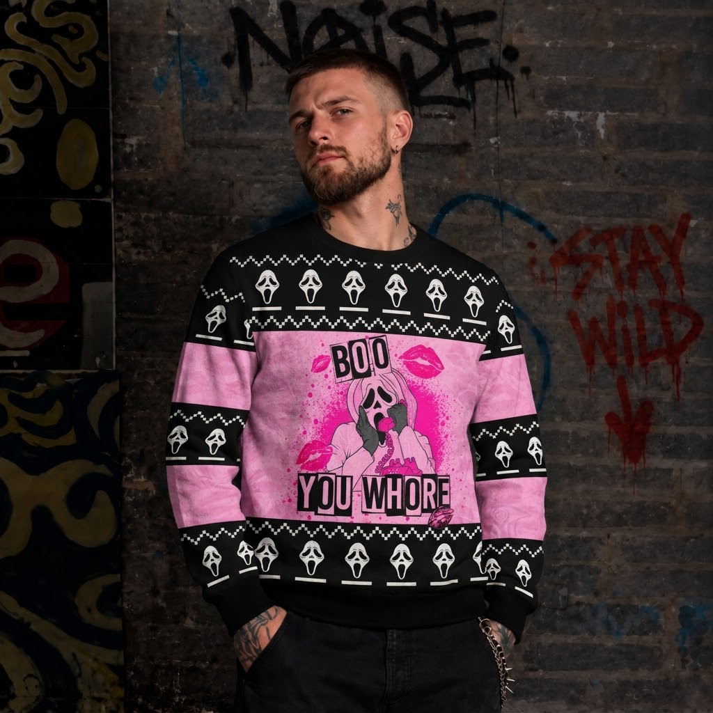 Boo You Whore Ugly Sweatshirts