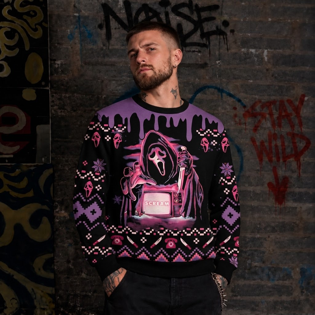 Call Me Horror Ugly Sweatshirts