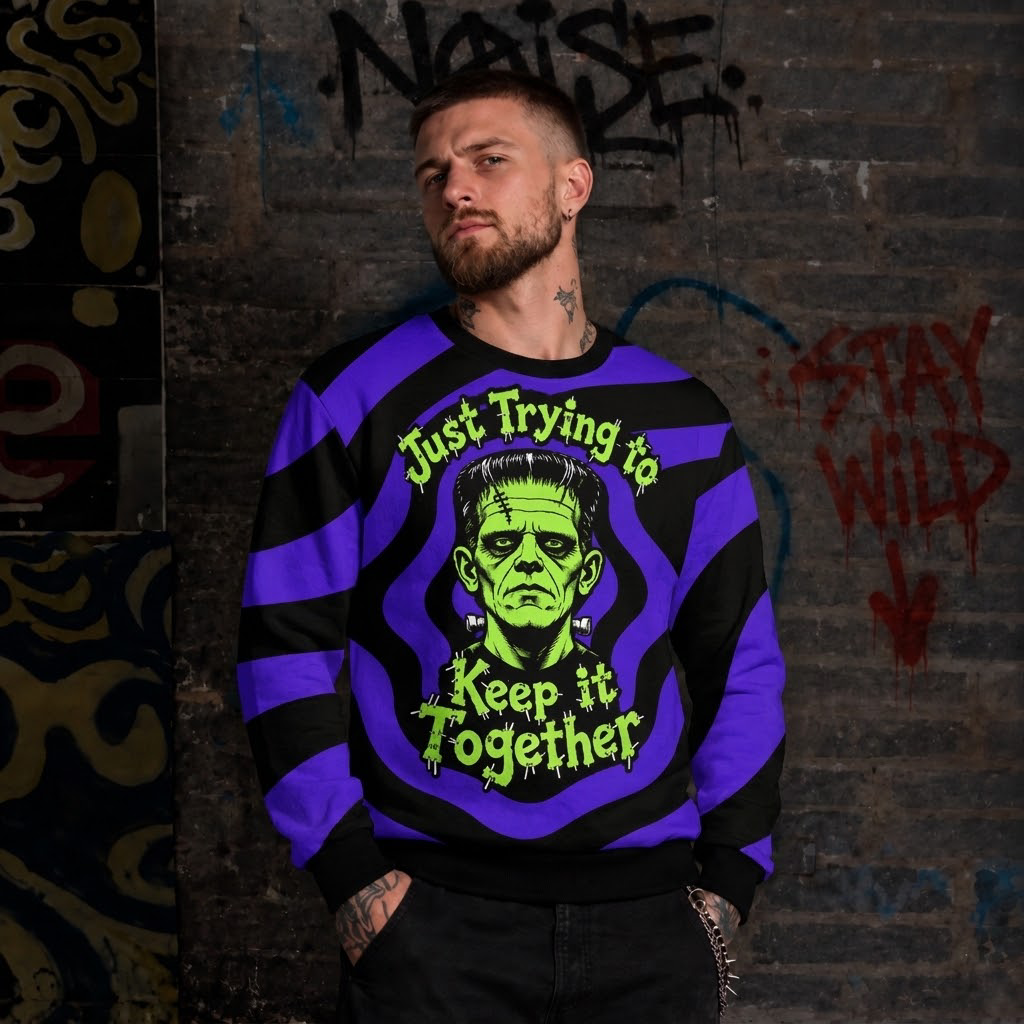 Just Trying to Keep It Together Ugly Sweatshirts