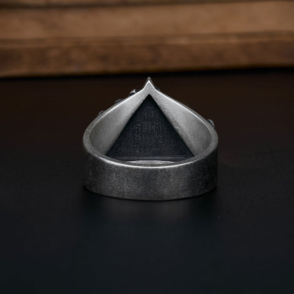 Eye of Cthulhu Sterling Silver Ring