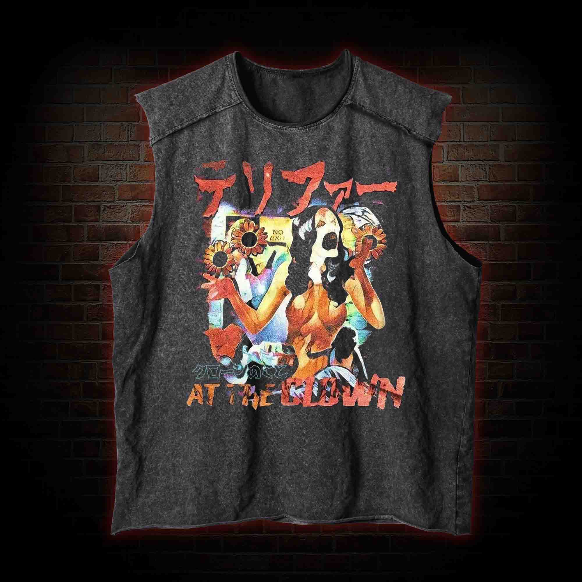The Clown Slasher Vintage Washed Tank Top