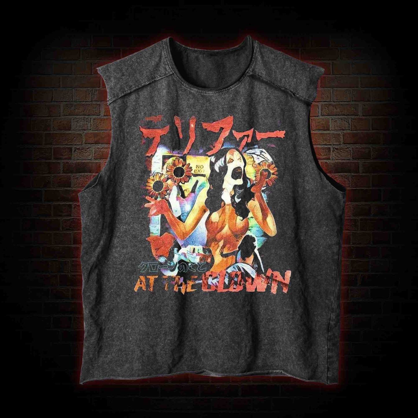 The Clown Slasher Vintage Washed Tank Top