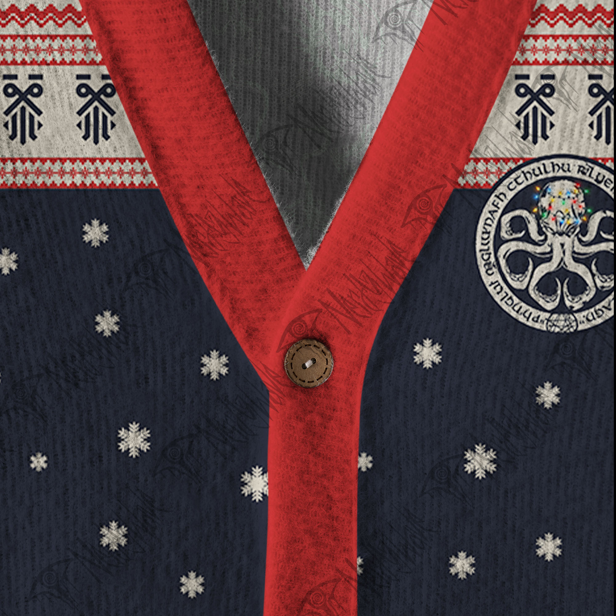 Cthulhu Cardigan Sweater